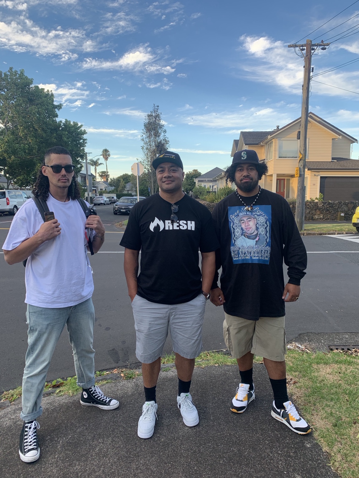 Jabez Makawe, Vea Fonua and Peleti Oli together
